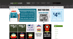 Desktop Screenshot of hqshirts.com
